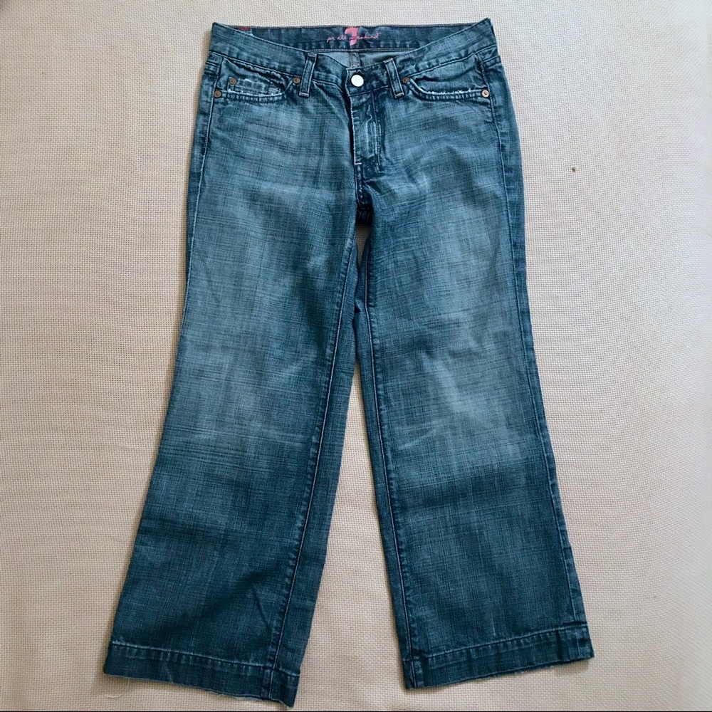 7FAM crop Dojo denim jeans